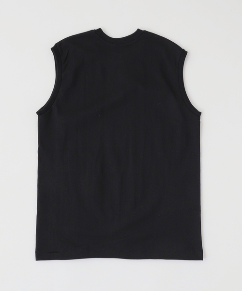 HANES(ヘインズ)の「Hanes / ヘインズ 1P T-SHIRTS KURO スリーブレス Tシャツ(Tシャツ/カットソー・メンズ・ブラック・LARGE/MEDIUM/SMALL)」の16枚目の写真