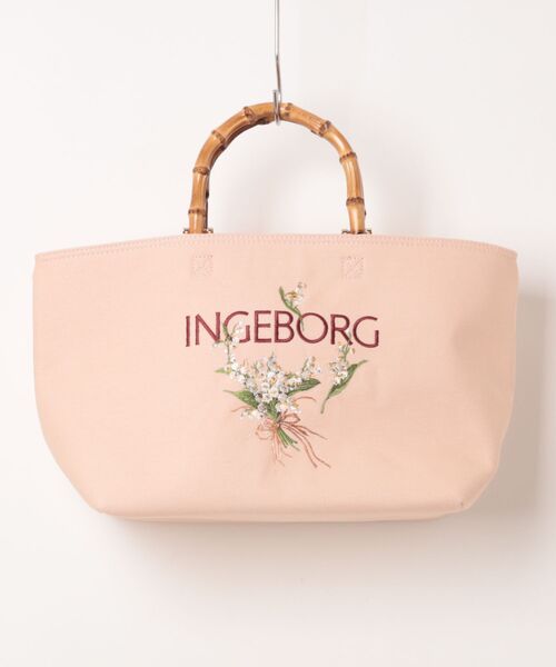 インゲボルグ ♡ ハンドバッグ バンブーハンドルトートバッグ（トートバッグ）｜INGEBORG