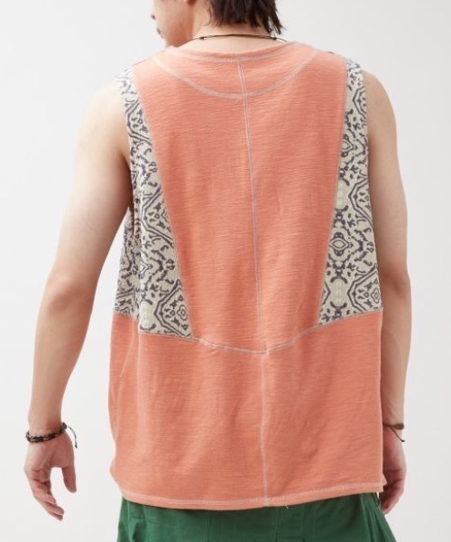 チャイハネ(チャイハネ)の「【チャイハネ】カジナツMEN'Sタンクトップ(タンクトップ・メンズ・ホワイト/パープル/ブラック/オレンジ/カーキ・FREE)」の7枚目の写真