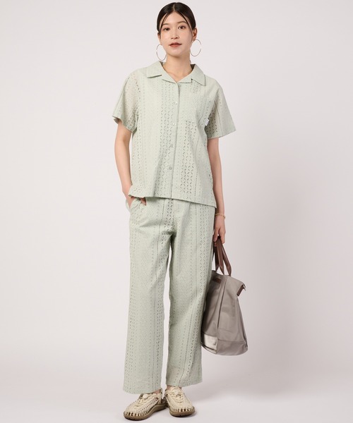 Arnold Palmer(アーノルドパーマー)の「オーバーレース ストレートパンツ(その他パンツ・レディース・ネイビー/オリーブ/ベージュ・S/M/L)」の5枚目の写真