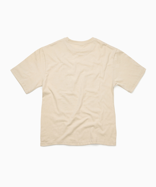FREEMARIO（フリーマリオ）の「サンマークTシャツ [クリーム]（Tシャツ/カットソー・レディース・クリーム・SMALL/MEDIUM）」の2枚目の写真