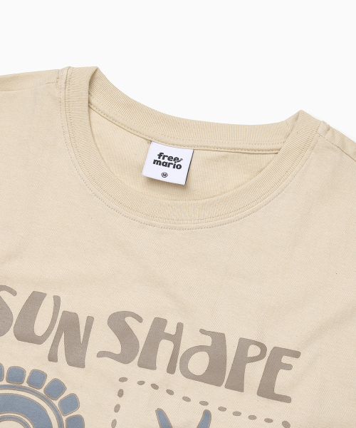 FREEMARIO（フリーマリオ）の「サンマークTシャツ [クリーム]（Tシャツ/カットソー・レディース・クリーム・SMALL/MEDIUM）」の3枚目の写真