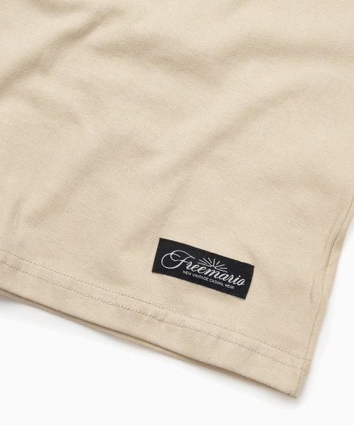 FREEMARIO（フリーマリオ）の「サンマークTシャツ [クリーム]（Tシャツ/カットソー・レディース・クリーム・SMALL/MEDIUM）」の6枚目の写真