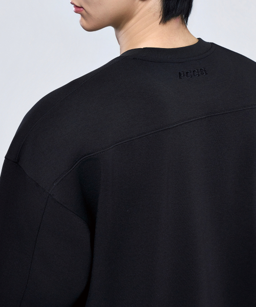 PHYSICAL GARMENTS（フィジカルガーメンツ）の「P2626 ガイロンテンション切り替え半袖Tシャツ[4COLOR]（Tシャツ/カットソー・メンズ・ホワイト/ブラック/チャコール・MEDIUM/LARGE/X-LARGE/XX-LARGE）」の16枚目の写真