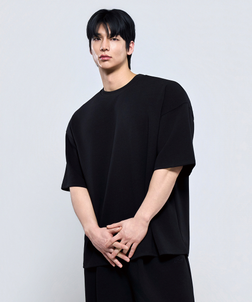 PHYSICAL GARMENTS（フィジカルガーメンツ）の「P2626 ガイロンテンション切り替え半袖Tシャツ[4COLOR]（Tシャツ/カットソー・メンズ・ホワイト/ブラック/チャコール・MEDIUM/LARGE/X-LARGE/XX-LARGE）」の20枚目の写真