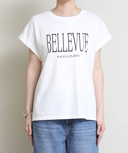 Re Fiina(フィーナ)の「ロールアップスリーブT(Tシャツ/カットソー・レディース・ピンク/ブラウン/オフホワイト/サックスブルー/カーキ・FREE)」の17枚目の写真