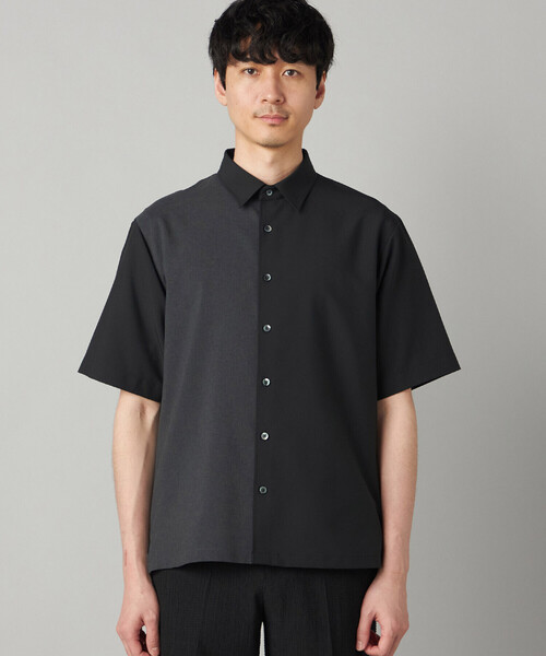 COMME CA MEN(コムサメン)の「Reflax(R)リネンライク カラーブロッキング 半袖シャツ(シャツ/ブラウス・メンズ・ベージュ/サックスブルー/ブラック・S/L/M)」の17枚目の写真