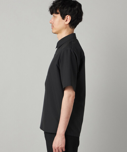 COMME CA MEN(コムサメン)の「Reflax(R)リネンライク カラーブロッキング 半袖シャツ(シャツ/ブラウス・メンズ・ベージュ/サックスブルー/ブラック・S/L/M)」の18枚目の写真