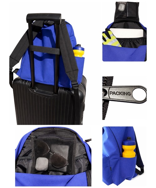 PACKING（パッキング）の「【PACKING】パッキング DAYPACK（バックパック/リュック・メンズ・イエロー/オリーブ/ブラック・ONE SIZE）」の6枚目の写真