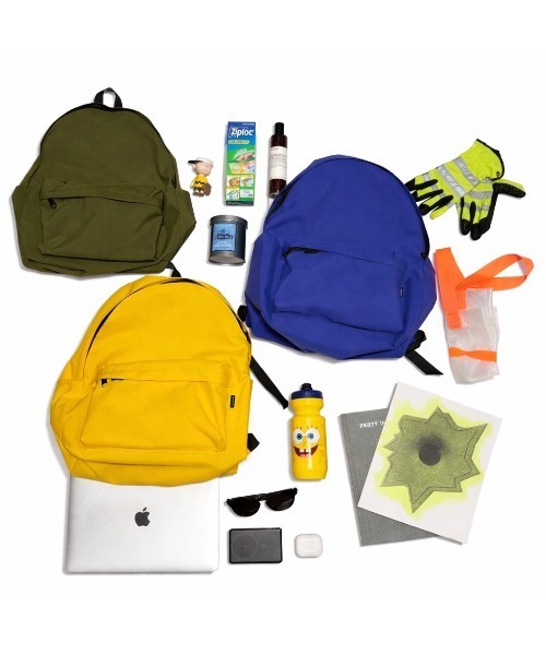 PACKING（パッキング）の「【PACKING】パッキング DAYPACK（バックパック/リュック・メンズ・イエロー/オリーブ/ブラック・ONE SIZE）」の7枚目の写真
