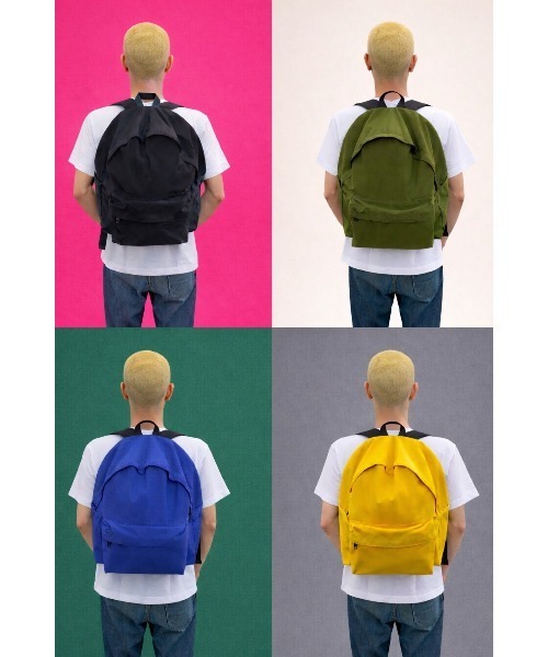 PACKING（パッキング）の「【PACKING】パッキング DAYPACK（バックパック/リュック・メンズ・イエロー/オリーブ/ブラック・ONE SIZE）」の8枚目の写真