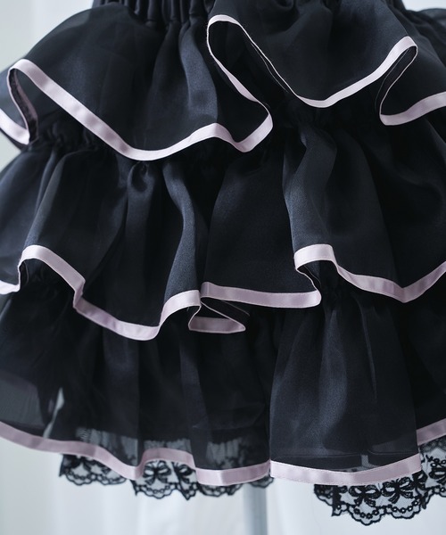 Magia Charm(マギアチャーム)の「オーガンジーフリルショートパンツ(その他パンツ・レディース・ブラック/ホワイト・F)」の22枚目の写真