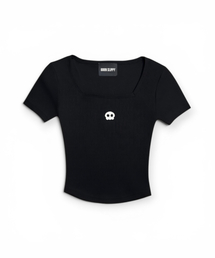 Bully Square Neck T-shirt (Black)