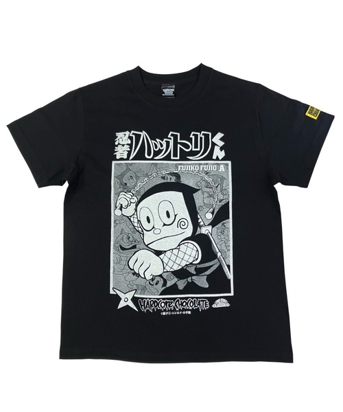ハードコアチョコレート（ハードコアチョコレート）の「忍者ハットリくん(どんぐりまなこブラック)（Tシャツ/カットソー・メンズ・ブラック・LARGE/XX-LARGE/X-LARGE）」の4枚目の写真