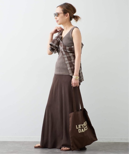 Deuxieme Classe(ドゥーズィエムクラス)の「* Vintage タンクトップ(Tシャツ/カットソー・レディース・ベージュ/ブラック系その他/カーキ/ブラウン・FREE)」の20枚目の写真