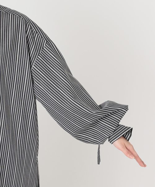 CITYSHOP(シティーショップ)の「BELT CUFFS OVER シャツ(シャツ/ブラウス・レディース・ブラック/ブラウン系その他・FREE)」の20枚目の写真