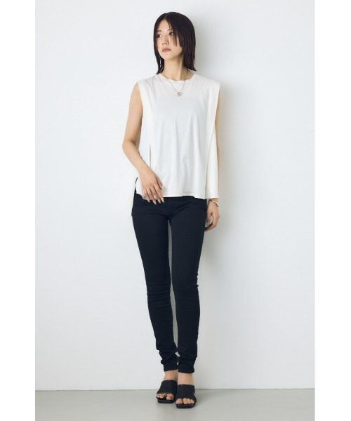 AZUL by moussy(アズールバイマウジー)の「【身長/骨格別着用画像あり】AZUL DENIM スキニーデニム(デニムパンツ・レディース・ライトブルー/ブラック/ダークブルー・MEDIUM/LARGE/XX-SMALL/X-SMALL/X-LARGE/SMALL)」の10枚目の写真