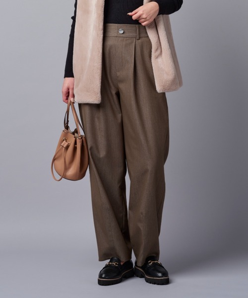 BELLUNA(ベルーナ)の「【低身長さん向け】<SOLOTEX>コクーンパンツ63丈(その他パンツ・レディース・ベージュ系/ブラック系その他/グレー系・X-LARGE/LARGE/MEDIUM)」の3枚目の写真