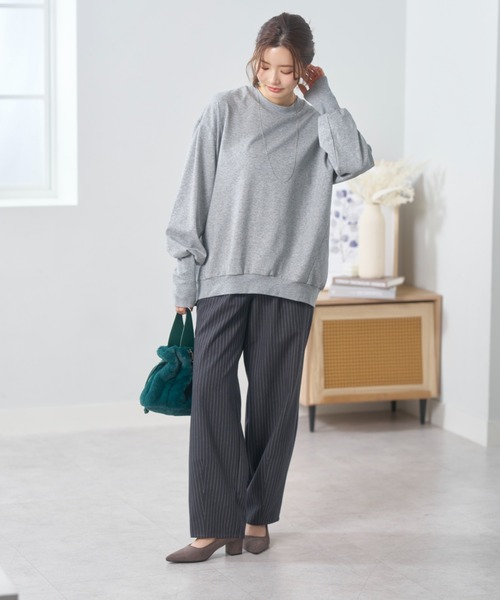 BELLUNA(ベルーナ)の「【低身長さん向け】<SOLOTEX>コクーンパンツ63丈(その他パンツ・レディース・ベージュ系/ブラック系その他/グレー系・X-LARGE/LARGE/MEDIUM)」の6枚目の写真