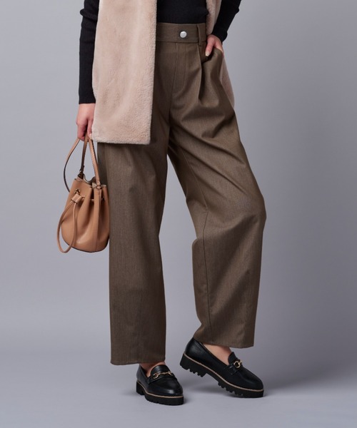 BELLUNA(ベルーナ)の「【低身長さん向け】<SOLOTEX>コクーンパンツ63丈(その他パンツ・レディース・ベージュ系/ブラック系その他/グレー系・X-LARGE/LARGE/MEDIUM)」の14枚目の写真