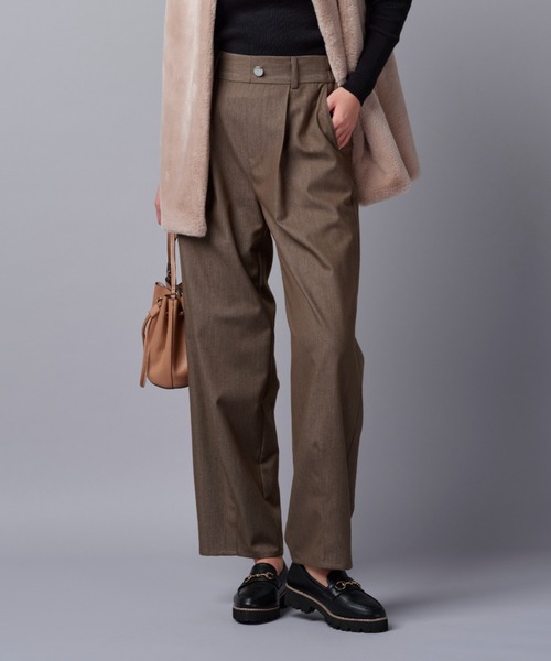 BELLUNA(ベルーナ)の「【低身長さん向け】<SOLOTEX>コクーンパンツ63丈(その他パンツ・レディース・ベージュ系/ブラック系その他/グレー系・X-LARGE/LARGE/MEDIUM)」の15枚目の写真