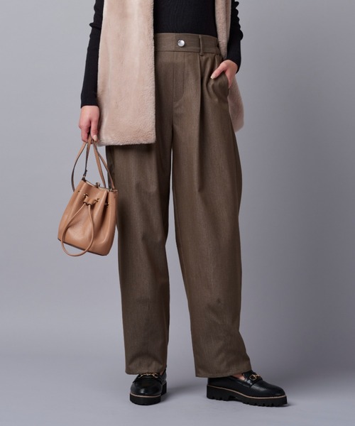 BELLUNA(ベルーナ)の「【低身長さん向け】<SOLOTEX>コクーンパンツ63丈(その他パンツ・レディース・ベージュ系/ブラック系その他/グレー系・X-LARGE/LARGE/MEDIUM)」の10枚目の写真