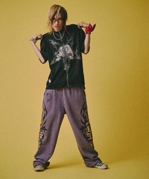 GALFY(ガルフィー)の「『GALFY/ガルフィー』ハーフ&ハーフTee【Z】(Tシャツ/カットソー・レディース・ブラック・L)」の5枚目の写真