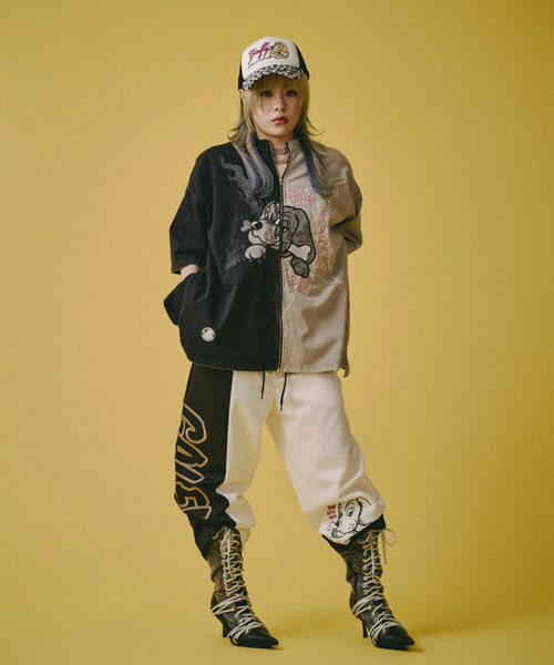 GALFY(ガルフィー)の「『GALFY/ガルフィー』ハーフ&ハーフTee【Z】(Tシャツ/カットソー・レディース・ブラック・L)」の18枚目の写真