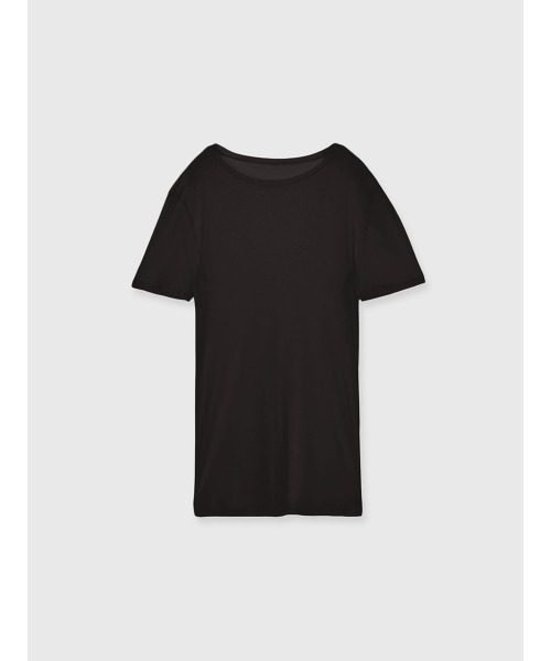 anuans(アニュアンス)の「シアーコンパクトカットトップス(Tシャツ/カットソー・レディース・ブラウン/グリーン系その他/ホワイト/ブラック・FREE)」の3枚目の写真