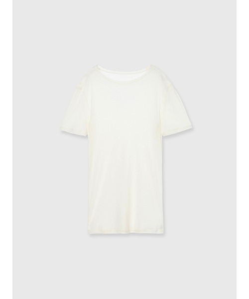 anuans(アニュアンス)の「シアーコンパクトカットトップス(Tシャツ/カットソー・レディース・ブラウン/グリーン系その他/ホワイト/ブラック・FREE)」の14枚目の写真