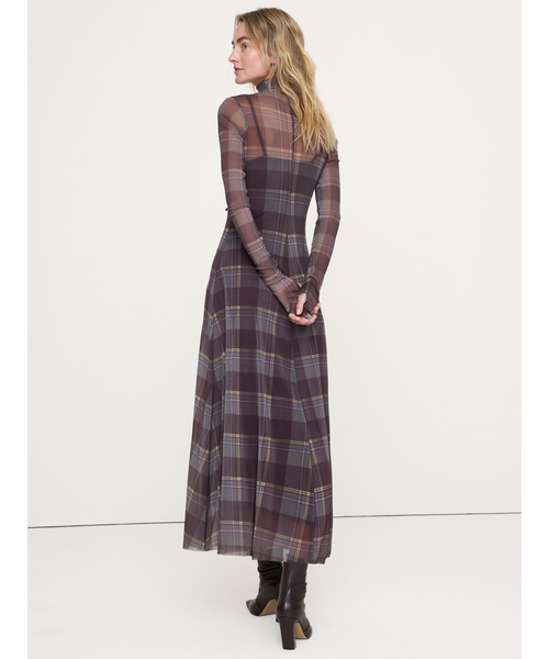 Banana Republic(バナナリパブリック)の「メッシュ ロングスリーブ マキシドレス(ワンピース・レディース・マルチ・S/M/L/XS)」の7枚目の写真