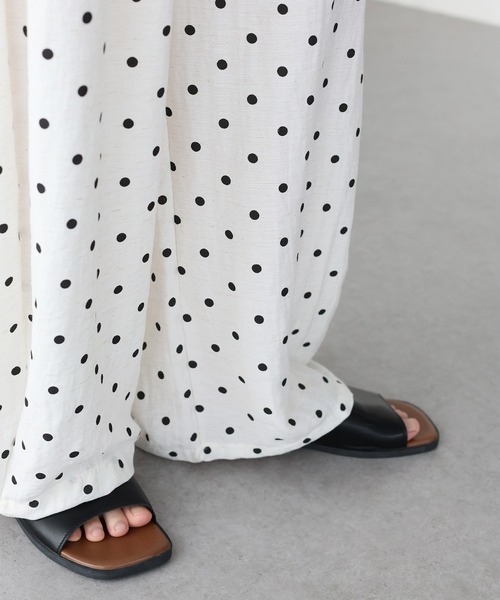 BLUEEAST(ブルーイースト)の「ドットイージーパンツ(その他パンツ・レディース・ブラック/ホワイト・MEDIUM)」の19枚目の写真