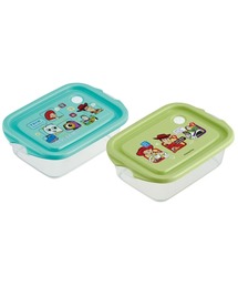 BAYBLO(�x�C�u��)��(SK)�y�g�C�E�X�g�[���[/mojojojo�z�ۑ��e�� �ٓ��� �t�[�h�R���e�i �V�[���{�b�N�X 2�Z�b�g[500ml](�H��)