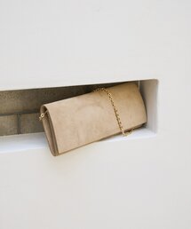 Whim Gazette｜ウィムガゼットのクラッチバッグ（ベージュ系・無地