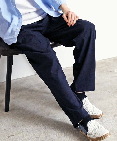 TopIsm（トップイズム）の「リネン混 無地 シェフパンツ（チノパンツ・メンズ・ピンク/サックスブルー/カーキ/ベージュ/グレー/ブラック/ネイビー/ホワイト・XL/L/M）」の15枚目の写真