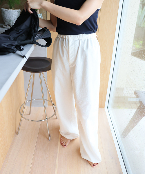 JOURNAL STANDARD(ジャーナルスタンダード)の「【oaedit】コットンナイロンクロス パンツ(その他パンツ・レディース・ホワイト/ブラウン・FREE)」の15枚目の写真