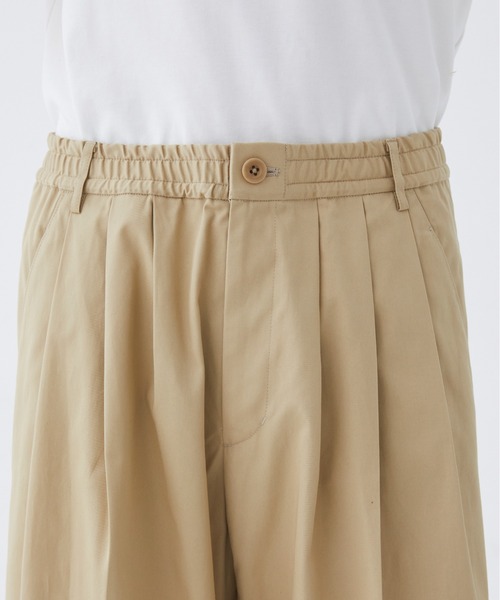 PUBLIC TOKYO(パブリックトウキョウ)の「SUMMER LIGHT CHINOS /チノパン/夏服/コットン100%/日本製/ウォッシャブル/ハリ感/カジュアル(チノパンツ・メンズ・ブラック/ベージュ/カーキ・1/2)」の11枚目の写真