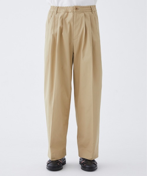 PUBLIC TOKYO(パブリックトウキョウ)の「SUMMER LIGHT CHINOS /チノパン/夏服/コットン100%/日本製/ウォッシャブル/ハリ感/カジュアル(チノパンツ・メンズ・ブラック/ベージュ/カーキ・1/2)」の16枚目の写真