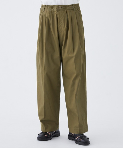 PUBLIC TOKYO(パブリックトウキョウ)の「SUMMER LIGHT CHINOS /チノパン/夏服/コットン100%/日本製/ウォッシャブル/ハリ感/カジュアル(チノパンツ・メンズ・ブラック/ベージュ/カーキ・1/2)」の22枚目の写真