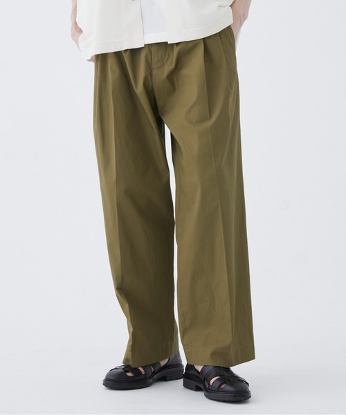 PUBLIC TOKYO(パブリックトウキョウ)の「SUMMER LIGHT CHINOS /チノパン/夏服/コットン100%/日本製/ウォッシャブル/ハリ感/カジュアル(チノパンツ・メンズ・ブラック/ベージュ/カーキ・1/2)」の19枚目の写真