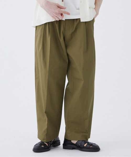 PUBLIC TOKYO(パブリックトウキョウ)の「SUMMER LIGHT CHINOS /チノパン/夏服/コットン100%/日本製/ウォッシャブル/ハリ感/カジュアル(チノパンツ・メンズ・ブラック/ベージュ/カーキ・1/2)」の21枚目の写真