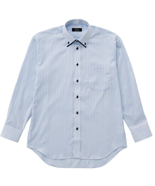 Karlas（カルラス）の「メンズドレスシャツ 長袖シャツBD 形態安定加工 T/C Andirons BLUE LAVEL（シャツ/ブラウス・メンズ・その他6/その他1/その他4/その他3/その他2/その他5/その他8/その他7・LL/M/L）」の11枚目の写真
