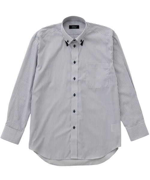 Karlas（カルラス）の「メンズドレスシャツ 長袖シャツBD 形態安定加工 T/C Andirons BLUE LAVEL（シャツ/ブラウス・メンズ・その他6/その他1/その他4/その他3/その他2/その他5/その他8/その他7・LL/M/L）」の19枚目の写真