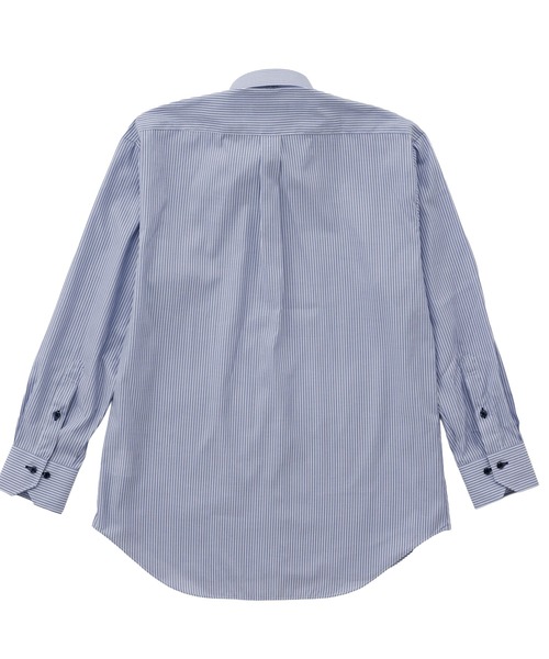 Karlas（カルラス）の「メンズドレスシャツ 長袖シャツBD 形態安定加工 T/C Andirons BLUE LAVEL（シャツ/ブラウス・メンズ・その他6/その他1/その他4/その他3/その他2/その他5/その他8/その他7・LL/M/L）」の22枚目の写真