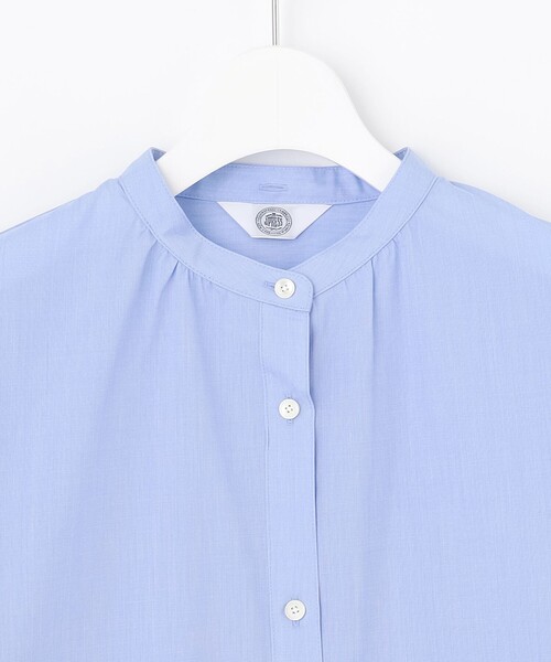 J.PRESS Ladies（J.プレス レディス）の「【WEB限定・一枚で着映え】コンパクトエステネージュ 襟 袖 リムーバル シャツ ブラウス（シャツ/ブラウス・レディース・ネイビー系1/ライトグレー系1/サックスブルー系・XS）」の11枚目の写真