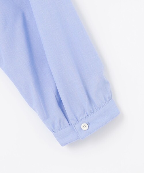 J.PRESS Ladies（J.プレス レディス）の「【WEB限定・一枚で着映え】コンパクトエステネージュ 襟 袖 リムーバル シャツ ブラウス（シャツ/ブラウス・レディース・ネイビー系1/ライトグレー系1/サックスブルー系・XS）」の12枚目の写真