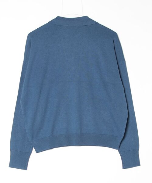 LAUREN RALPH LAUREN（ローレン ラルフ ローレン）の「コットンモダール ポロ セーター（ニット/セーター・レディース・パープル・S/M/L/XS）」の9枚目の写真