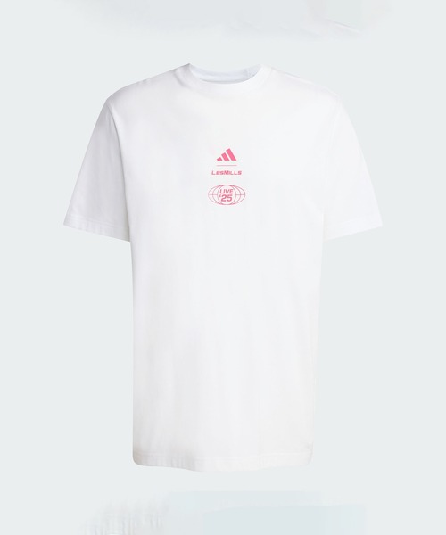 adidas(アディダス)の「Les Mills ツアーグラフィックTシャツ / アディダス adidas(Tシャツ/カットソー・メンズ・ホワイト・XX-LARGE/XX-SMALL/3XL/LARGE/MEDIUM/SMALL/X-LARGE/X-SMALL)」の6枚目の写真