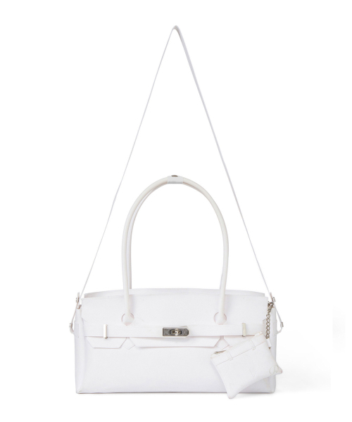 DEINET（ダイニット）の「JELLY TWO-WAY BAG IN WHITE（ショルダーバッグ・レディース・その他・FREE）」の5枚目の写真
