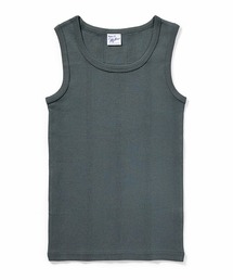 R.P.miller/ミラー パネルリブタンクトップ ラウンドネック Uネック 無地 ボーダー パイピング ベーシック 定番 カップなし レディース 2026年 夏 夏服
